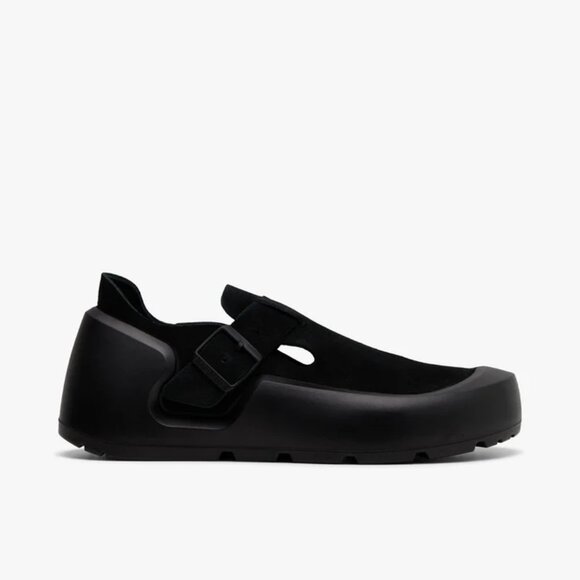 Birkenstock Reykjavik Antique Black Nubuck Leather Mens US 10 Mule Clog Slide - Picture 13 of 16